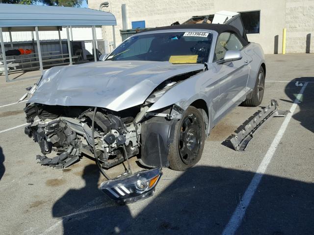 1FATP8EM7G5329171 - 2016 FORD MUSTANG SILVER photo 2