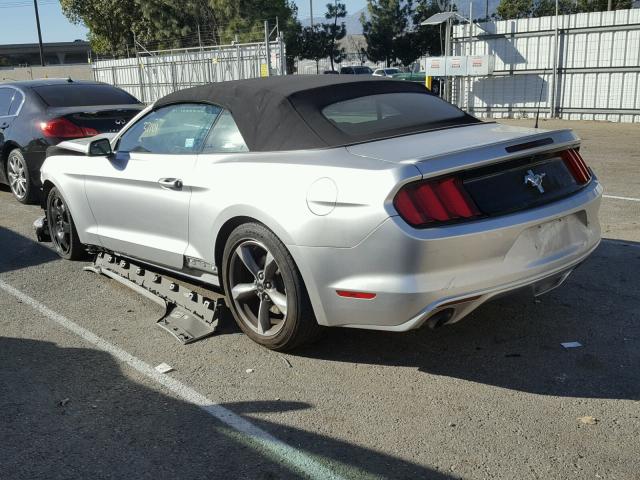 1FATP8EM7G5329171 - 2016 FORD MUSTANG SILVER photo 3