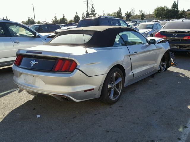 1FATP8EM7G5329171 - 2016 FORD MUSTANG SILVER photo 4