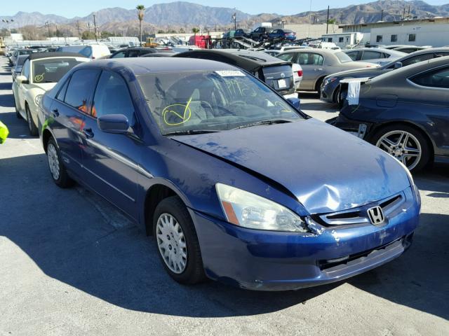 1HGCM56174A076847 - 2004 HONDA ACCORD DX BLUE photo 1