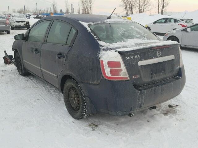 3N1AB6AP4CL624116 - 2012 NISSAN SENTRA 2.0 BLUE photo 3