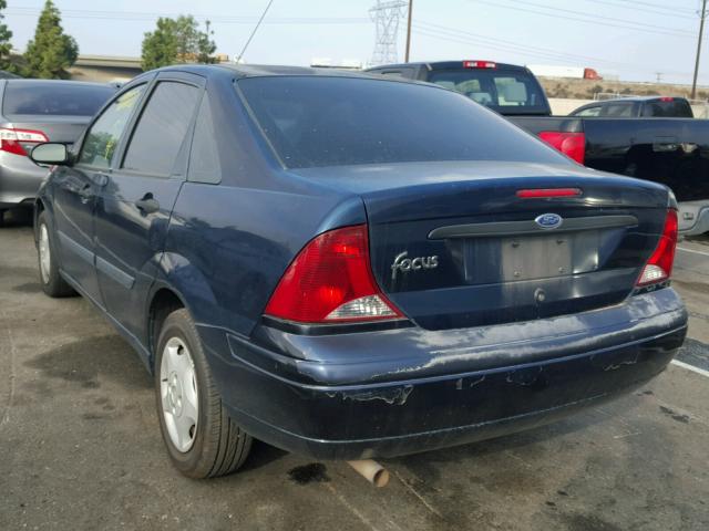 1FAFP33Z53W269359 - 2003 FORD FOCUS LX BLUE photo 3