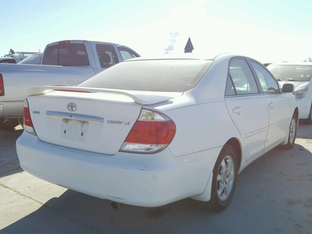 4T1BE32K05U408276 - 2005 TOYOTA CAMRY LE WHITE photo 4