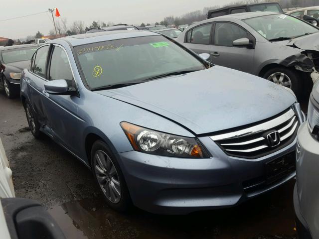 1HGCP2F75BA021269 - 2011 HONDA ACCORD EX BLUE photo 1