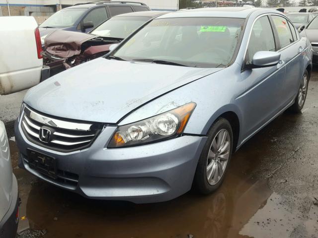 1HGCP2F75BA021269 - 2011 HONDA ACCORD EX BLUE photo 2