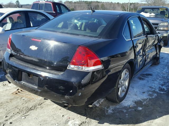 2G1WG5E39D1233271 - 2013 CHEVROLET IMPALA LT BLACK photo 4