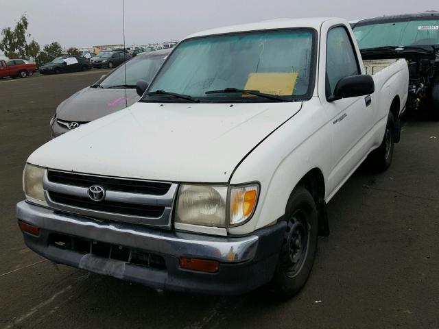 4TANL42N3WZ071738 - 1998 TOYOTA TACOMA WHITE photo 2