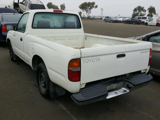 4TANL42N3WZ071738 - 1998 TOYOTA TACOMA WHITE photo 3