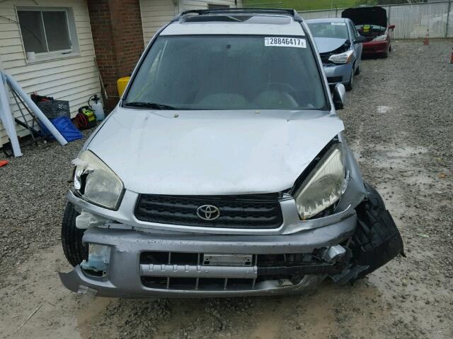 JTEGH20V410032025 - 2001 TOYOTA RAV4 SILVER photo 9