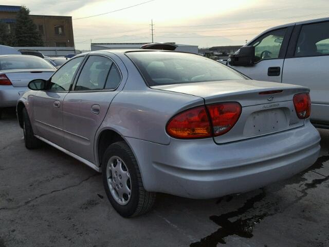 1G3NL52F63C258991 - 2003 OLDSMOBILE ALERO GL SILVER photo 3