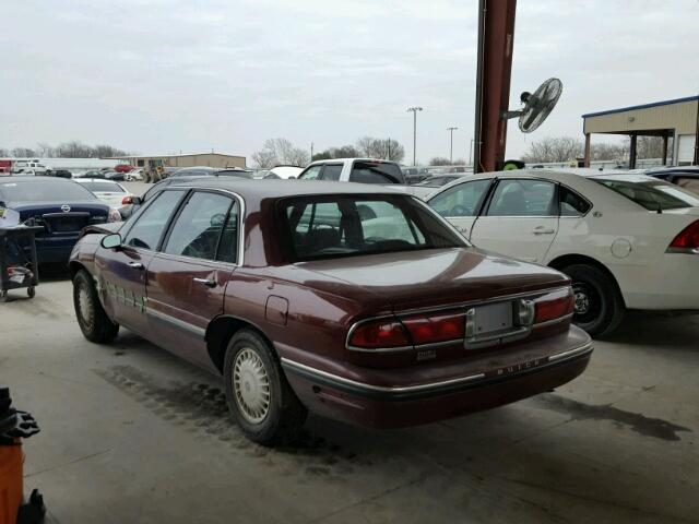 1G4HP52KXVH483723 - 1997 BUICK LESABRE CU MAROON photo 3