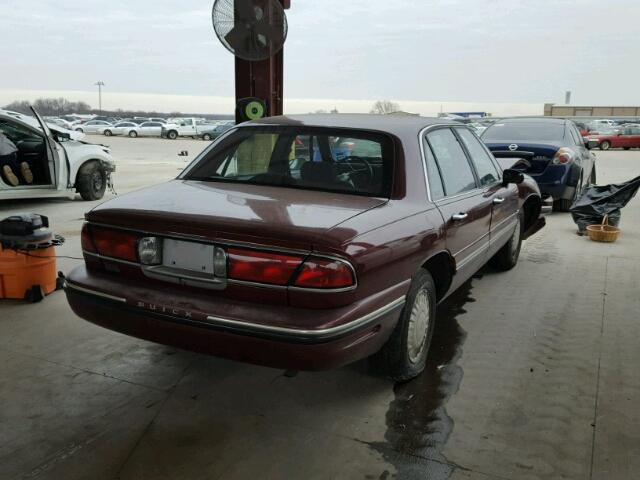 1G4HP52KXVH483723 - 1997 BUICK LESABRE CU MAROON photo 4