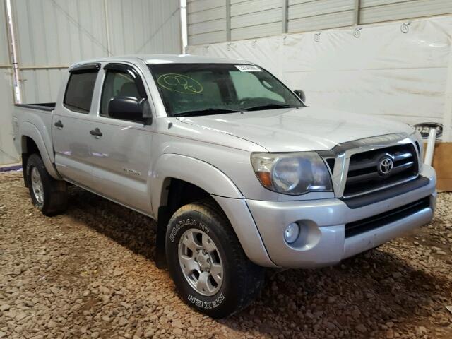 5TELU42N39Z608223 - 2009 TOYOTA TACOMA DOU SILVER photo 9