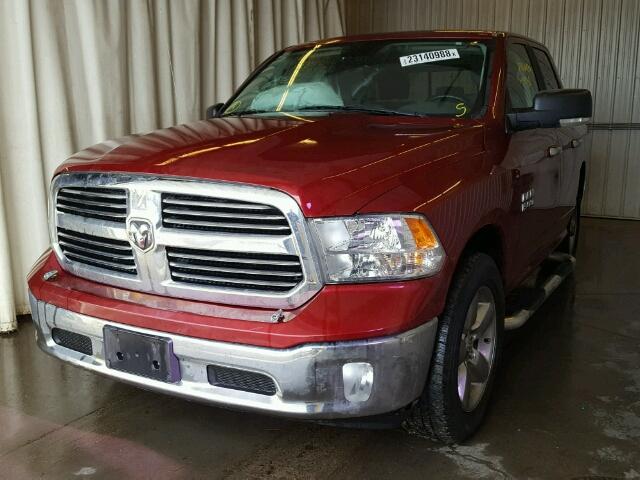 1C6RR7GG2ES110835 - 2014 RAM 1500 SLT RED photo 2