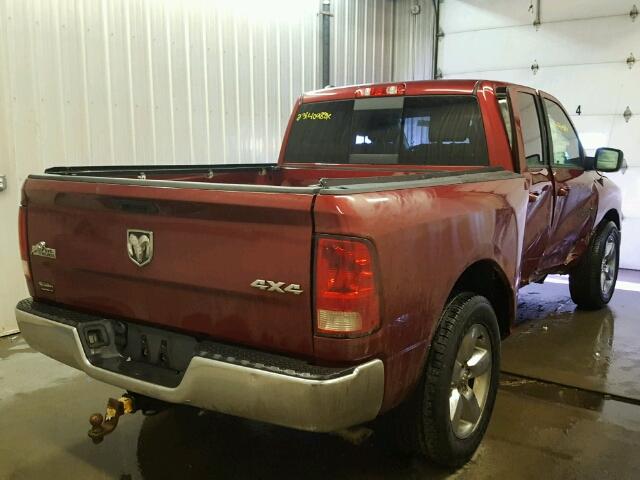 1C6RR7GG2ES110835 - 2014 RAM 1500 SLT RED photo 4