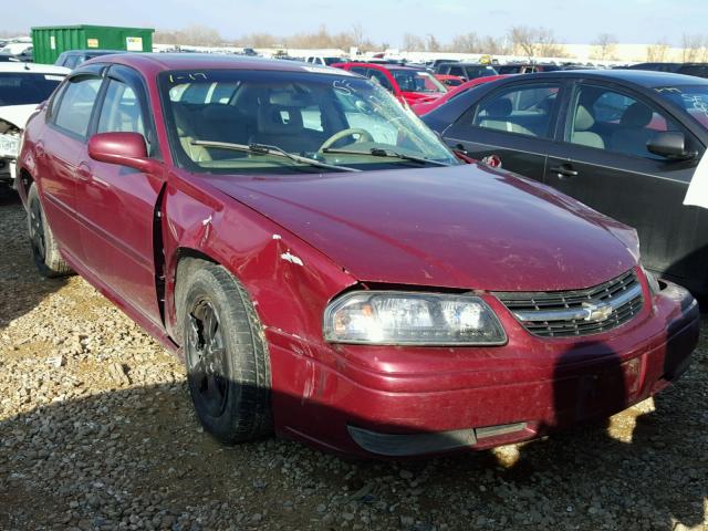 2G1WH52K859200113 - 2005 CHEVROLET IMPALA LS BURGUNDY photo 1