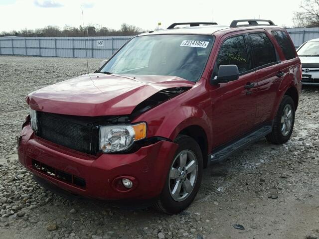 1FMCU93G89KA58658 - 2009 FORD ESCAPE XLT RED photo 2