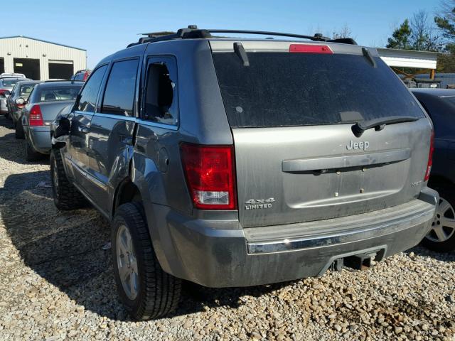 1J8HR58287C632631 - 2007 JEEP GRAND CHER GRAY photo 3