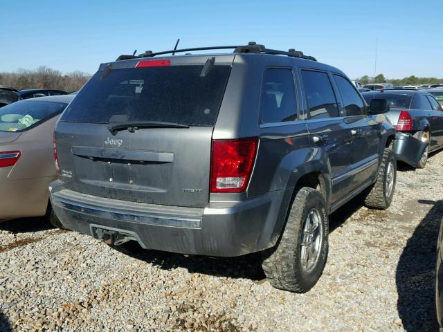 1J8HR58287C632631 - 2007 JEEP GRAND CHER GRAY photo 4