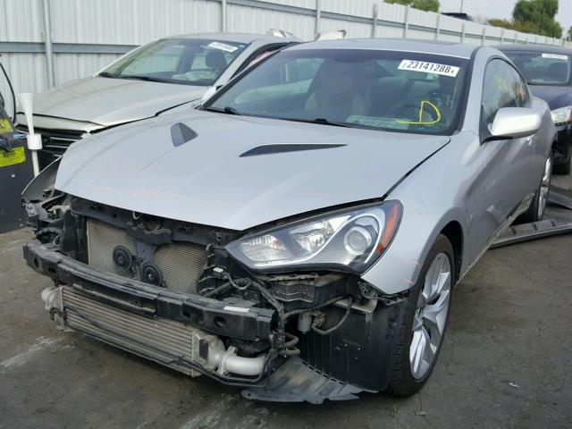 KMHHT6KD3DU108815 - 2013 HYUNDAI GENESIS CO SILVER photo 2