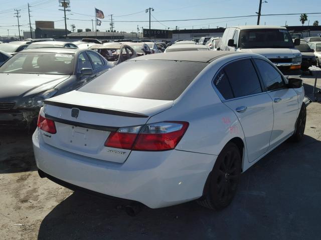 1HGCR2F59EA223948 - 2014 HONDA ACCORD SPO WHITE photo 4