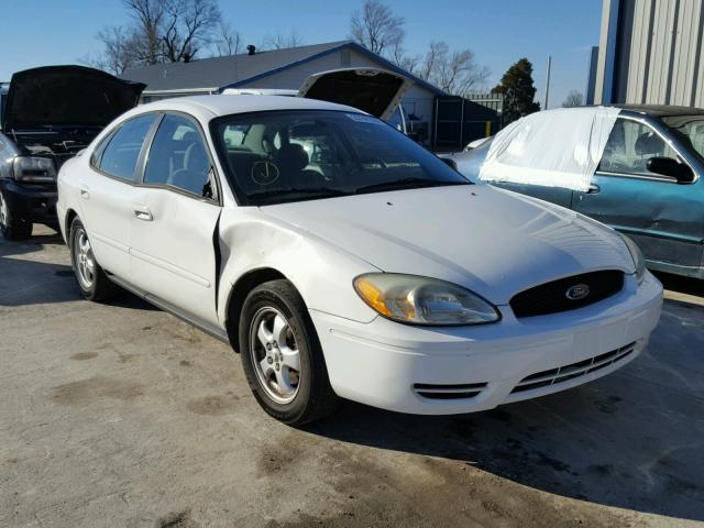 1FAFP53U47A207244 - 2007 FORD TAURUS SE WHITE photo 1