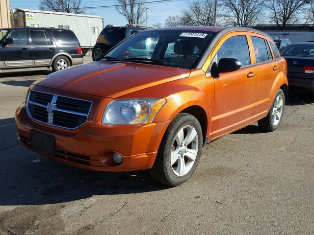 1B3CB3HA5BD296457 - 2011 DODGE CALIBER MA ORANGE photo 2