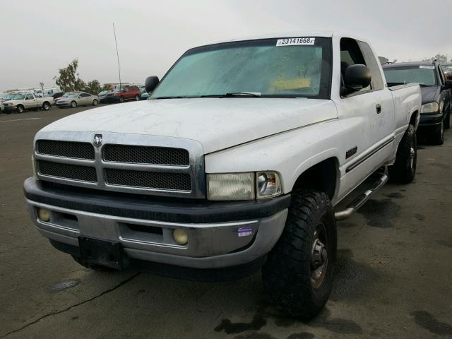 3B7KF23631G169915 - 2001 DODGE RAM 2500 WHITE photo 2