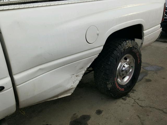 3B7KF23631G169915 - 2001 DODGE RAM 2500 WHITE photo 9