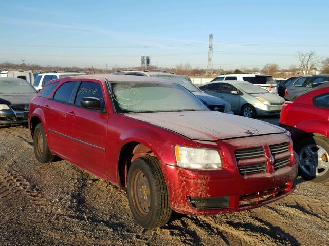 2D4FV47T48H177826 - 2008 DODGE MAGNUM RED photo 1