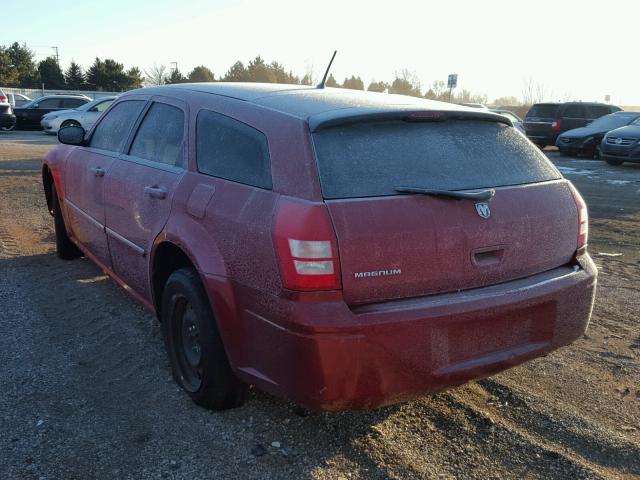 2D4FV47T48H177826 - 2008 DODGE MAGNUM RED photo 3