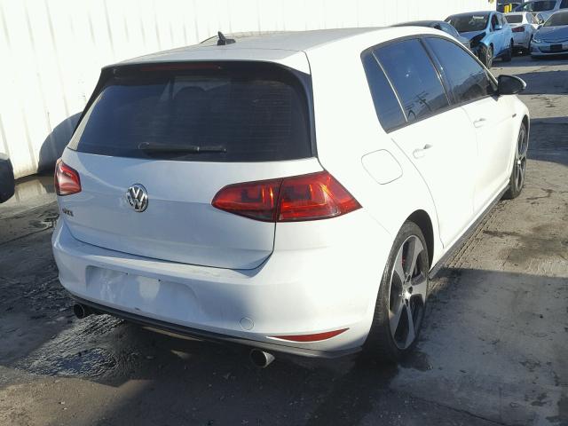 3VW447AU8GM022669 - 2016 VOLKSWAGEN GTI S/SE WHITE photo 4