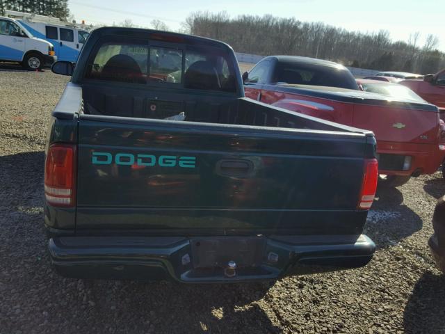 1B7FL26X6WS766832 - 1998 DODGE DAKOTA GREEN photo 6