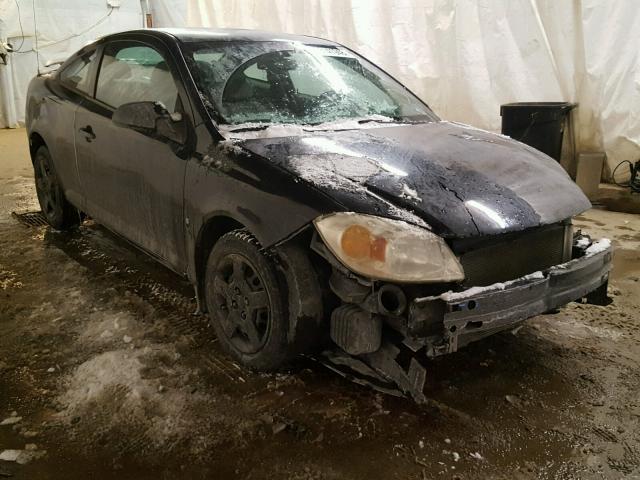 1G1AK15F467655594 - 2006 CHEVROLET COBALT LS BLACK photo 1