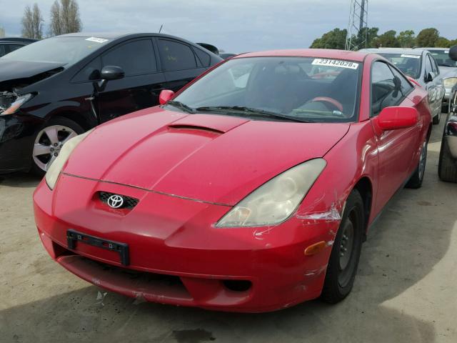 JTDDR32T410098032 - 2001 TOYOTA CELICA GT RED photo 2