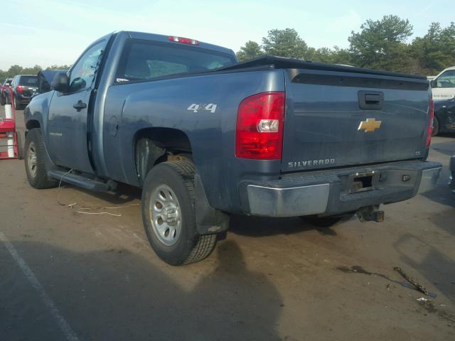 1GCNKPEA3DZ204593 - 2013 CHEVROLET SILVERADO BLUE photo 3