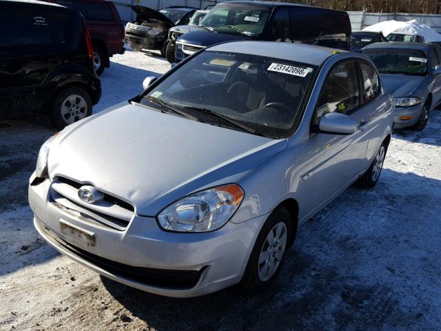 KMHCM3AC5AU168248 - 2010 HYUNDAI ACCENT BLU SILVER photo 2