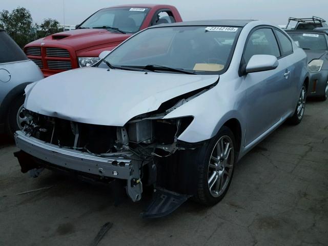 JTKDE167550027255 - 2005 TOYOTA SCION TC SILVER photo 2