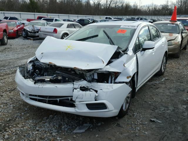 19XFB2F80CE030513 - 2012 HONDA CIVIC EX WHITE photo 2