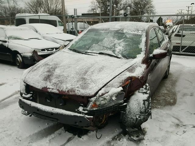 1HGCP3F8XCA031294 - 2012 HONDA ACCORD EXL BURGUNDY photo 2