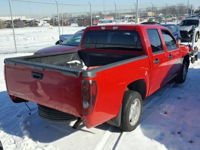 1GCCS136X48151271 - 2004 CHEVROLET COLORADO RED photo 4