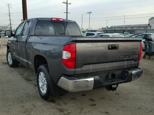 5TFRM5F10EX074316 - 2014 TOYOTA TUNDRA DOU GRAY photo 3