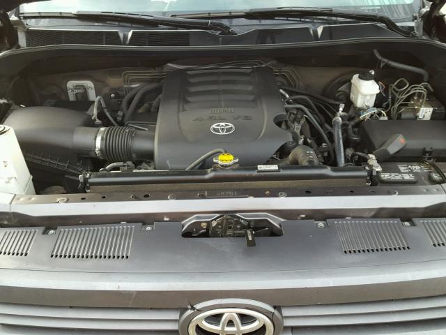 5TFRM5F10EX074316 - 2014 TOYOTA TUNDRA DOU GRAY photo 7