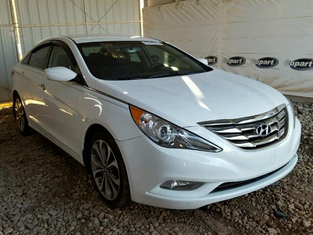 5NPEC4AB4DH776337 - 2013 HYUNDAI SONATA SE WHITE photo 1