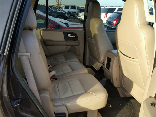 1FMFU17505LA28324 - 2005 FORD EXPEDITION BROWN photo 6
