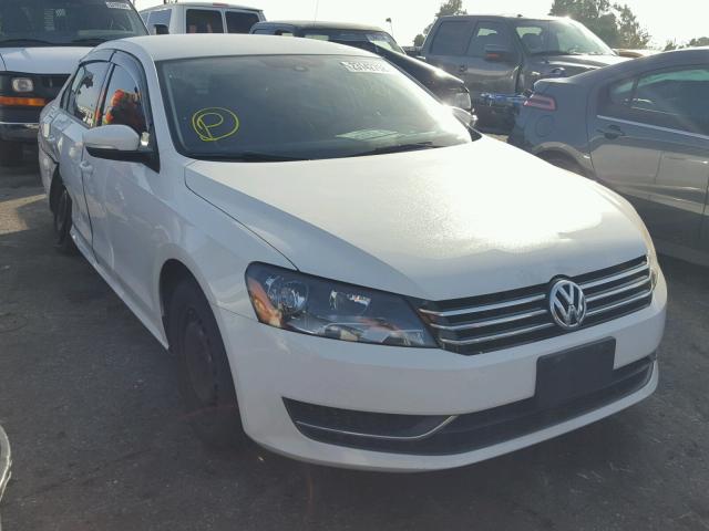 1VWAT7A38EC111850 - 2014 VOLKSWAGEN PASSAT S WHITE photo 1