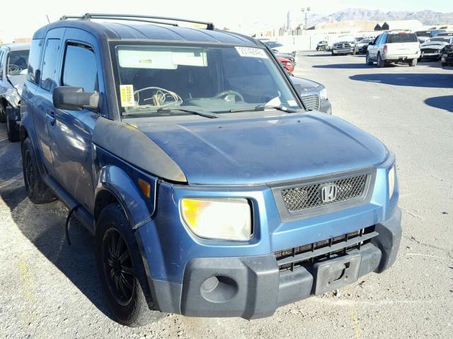 5J6YH28756L027947 - 2006 HONDA ELEMENT EX BLUE photo 1