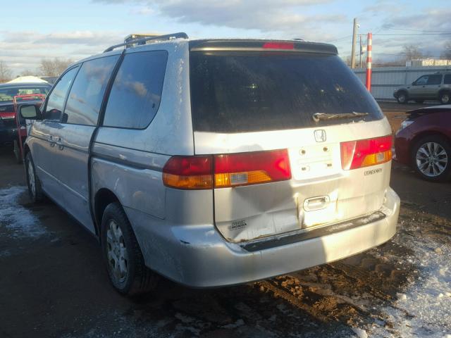 5FNRL18933B154019 - 2003 HONDA ODYSSEY EX SILVER photo 3