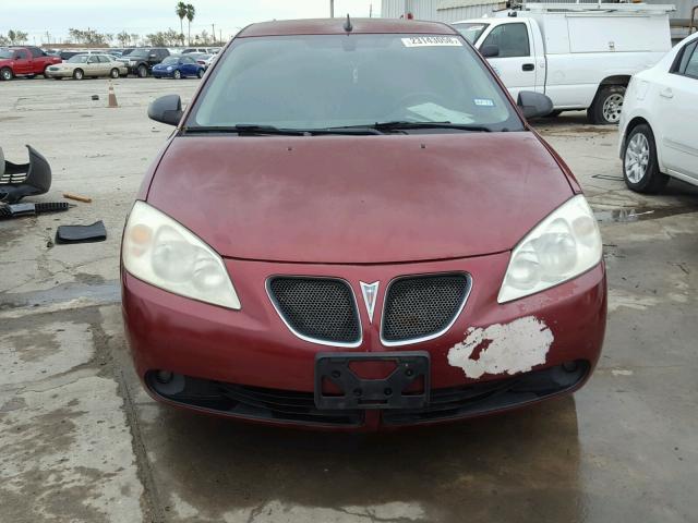 1G2ZH57N794102355 - 2009 PONTIAC G6 GT MAROON photo 9