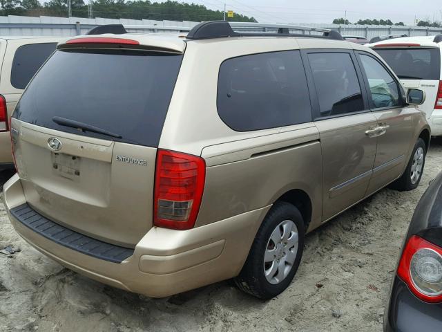 KNDMC233576021721 - 2007 HYUNDAI ENTOURAGE GOLD photo 4